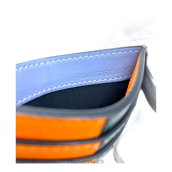 🔴 Burberry Card Holder Wallet - Colorblock Leather - Picture 8 of 8
